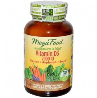 MegaFood Vitamin D3 2000 IU