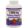 Natural Factors Vitamin C Blueberry, Raspberry, Boysenberry Chewables 500mg Wafers, 180-Count