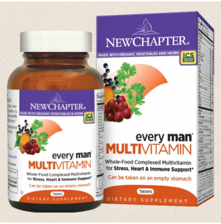 New Chapter Every Man Multivitamin, 120 Tablets