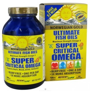 Norwegian Gold Ultimate Fish Oils Super Critical Omega 