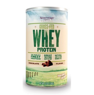 Grass-Fed Whey Protein, Chocolate, 12.7oz  
