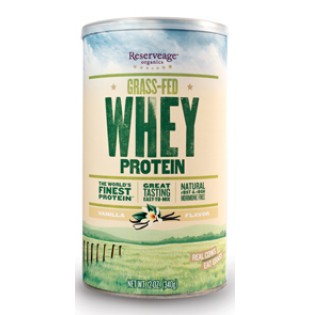 Grass-Fed Whey Protein, Vanilla, 12.7oz  
